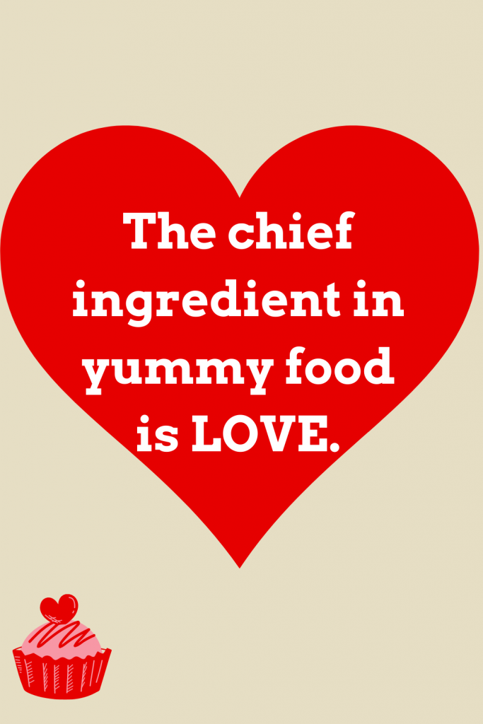 quote yummy food love