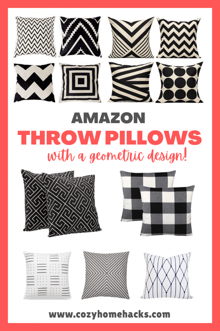 Best Amazon Throw Pillows With Geometric Design Cozy Home Hacks