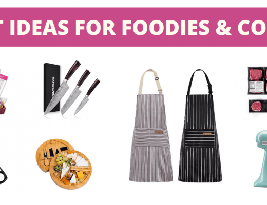 Gift ideas for foodies and cooks banner