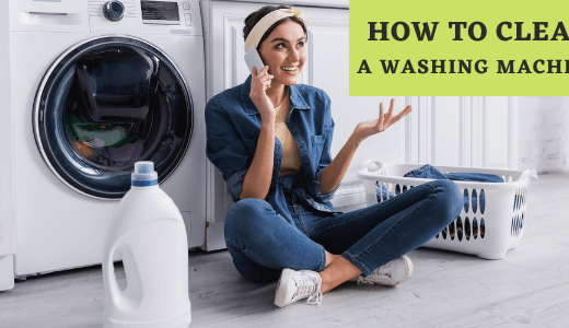 How to clean a washing machine banner