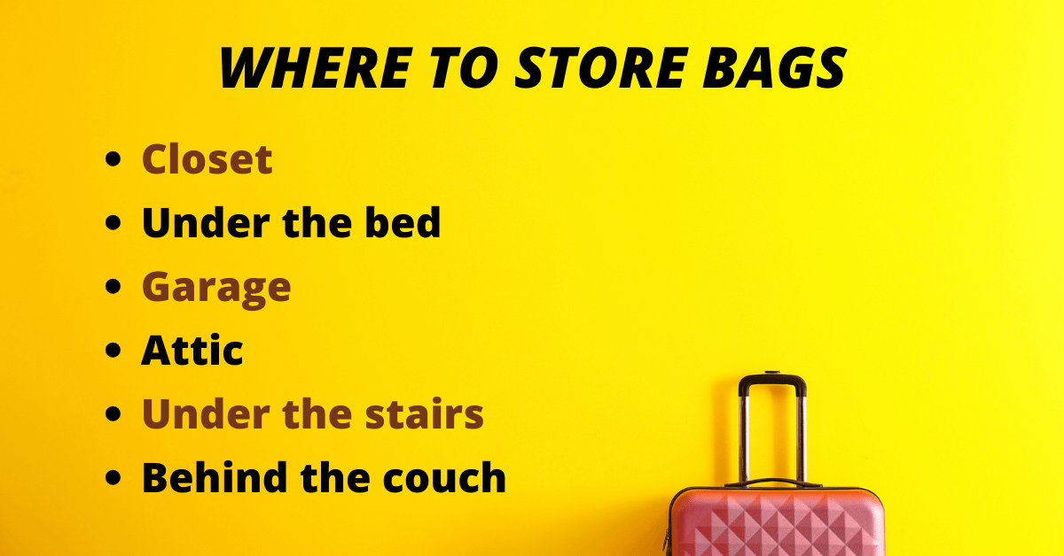How To Store Luggage 6 Spots In Your Home To Store Bags